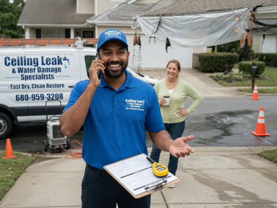 Ceiling Leak Cleanup Garwood, TX FAQs